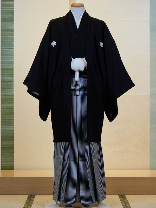 黒紋付紋服 仙台平袴