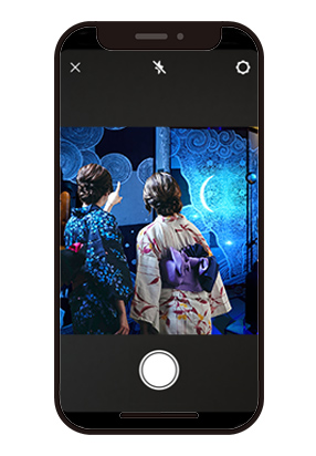 Take a photo of the Wanoakari × Hyakudan Kaidan 2023 exhibition