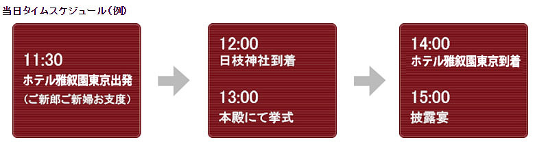 日枝神社挙式プラン