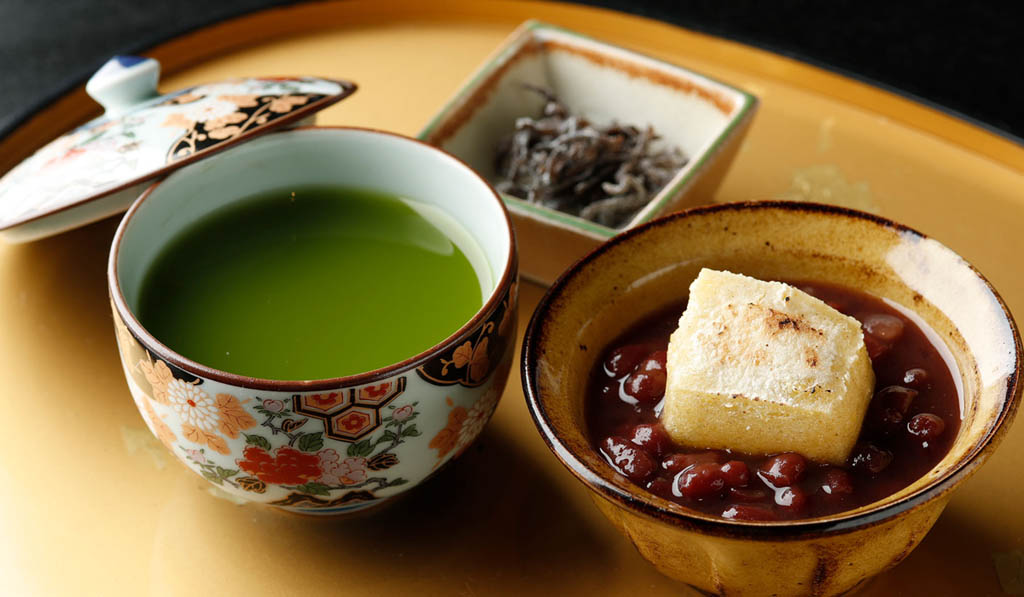 粟餅・玉露セット