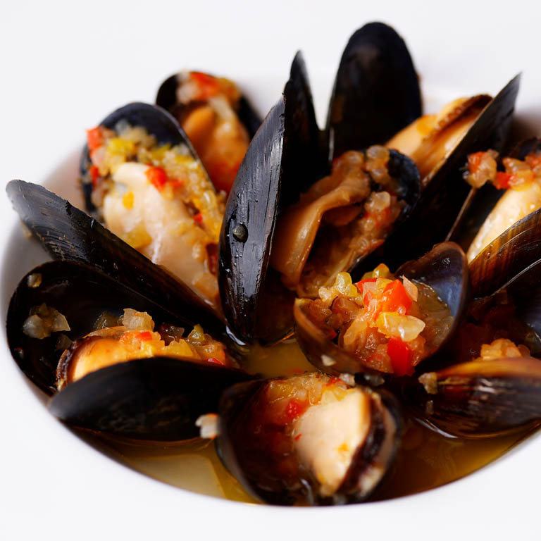 ムール貝の白ワイン蒸し スペイン風