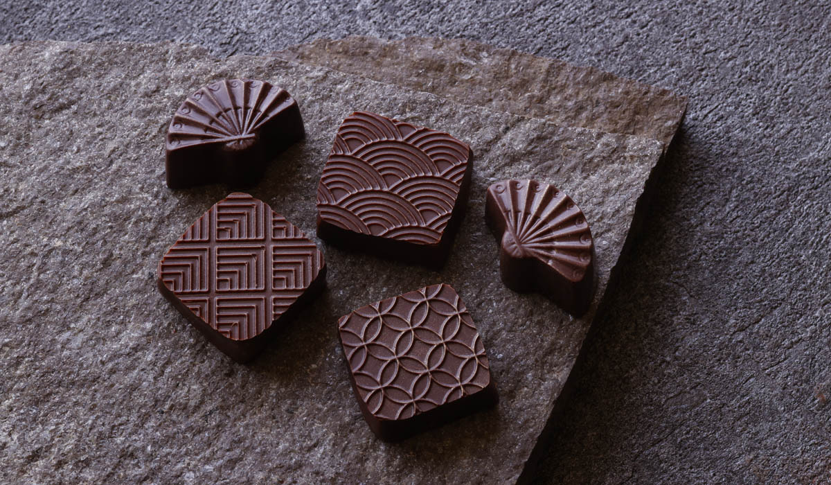 文様チョコ