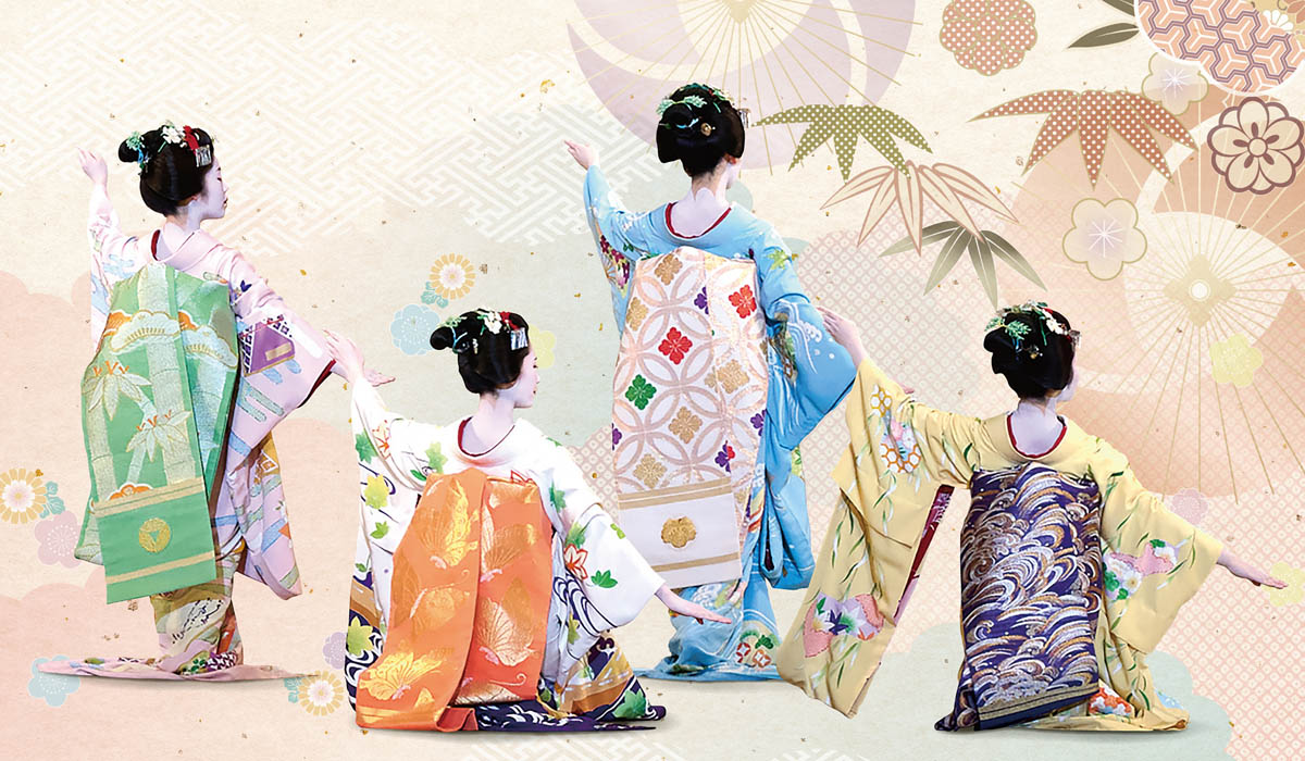 京都 祇園町呉服店 芸舞妓 からげ着物帯